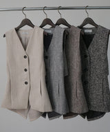 【2月中旬予約商品】サマーツイードジレ