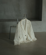 刺繍シアーテーラードジャケット