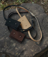 3wayスウェードウエストベルトポーチ