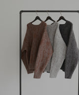 ジャガードニットプルオーバー