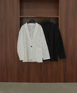 刺繍シアーテーラードジャケット