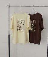 【hellam×pinmyself】フラワーアートTシャツ
