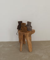 スウェード巾着バッグ