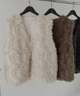 プードルフェイクファーベスト