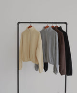 フリースハーフジッププルオーバー