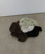 スタンドカラーフェイクファーブルゾン