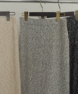 MIXヤーンスラブニットタイトスカート