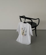 【hellam×pinmyself】フラワーアートTシャツ