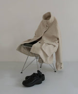 ブークレスタンドカラーコート