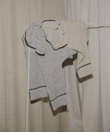 配色ミックスポロニット