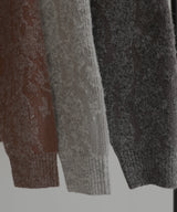 ジャガードニットプルオーバー