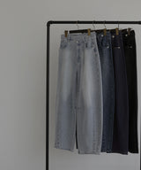 アシメカーブデニムパンツ