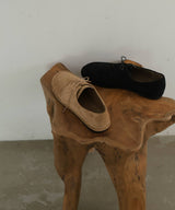 スウェードモカシンシューズ