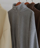 フリースハーフジッププルオーバー