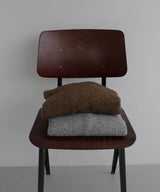 クルーネックカラーニットプルオーバー