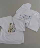 【hellam×pinmyself】フラワーアートTシャツ