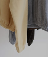 フリースハーフジッププルオーバー