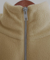 フリースハーフジッププルオーバー