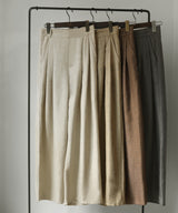 リネンライクタックパンツ