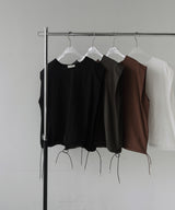 ドロストショルダータックTシャツ