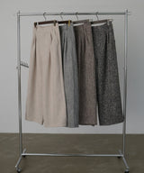 【2月中旬予約商品】サマーツイードワイドタックパンツ