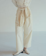 【一部予約商品】2WAY腰巻きツイルパンツ