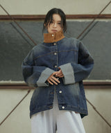 コーデュロイカラーデニムジャケット