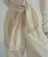 【一部予約商品】2WAY腰巻きツイルパンツ