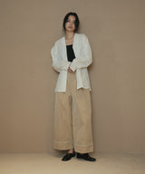 エンブロイダリーオープンカラーシャツ