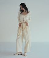 【一部予約商品】2WAY腰巻きツイルパンツ