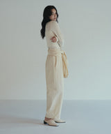 【一部予約商品】2WAY腰巻きツイルパンツ