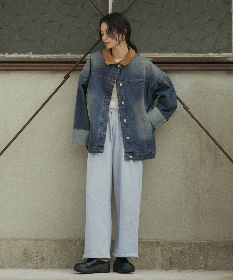 コーデュロイカラーデニムジャケット – hellam