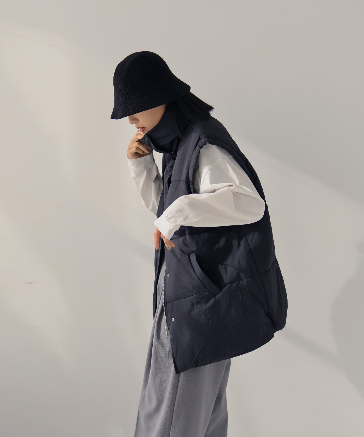 中綿ボリュームダウンベスト 3057 – hellam